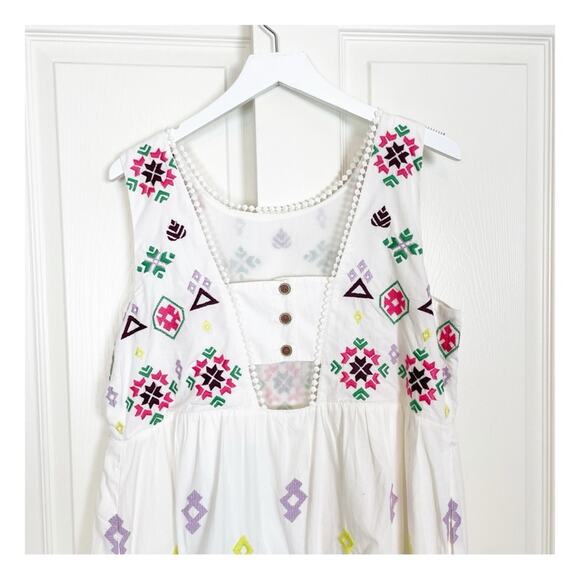 Anthropologie Dolly Embroidered Ric Rac Sun Dress NWT - Picture 8 of 11